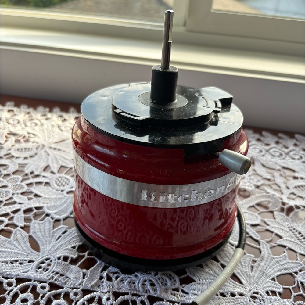 KitchenAid Red Electric Appliance. Only the electric appliance part.